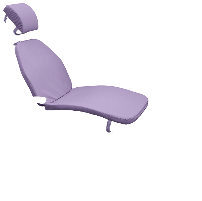 Подушка, спинка и сиденье для стоматологического кресла, цвет лиловый